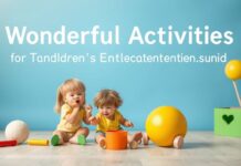 Çocukların Eğlence ve Eğitim İçin Harika Aktiviteler Wonderful Activities for Children's Entertainment and Education