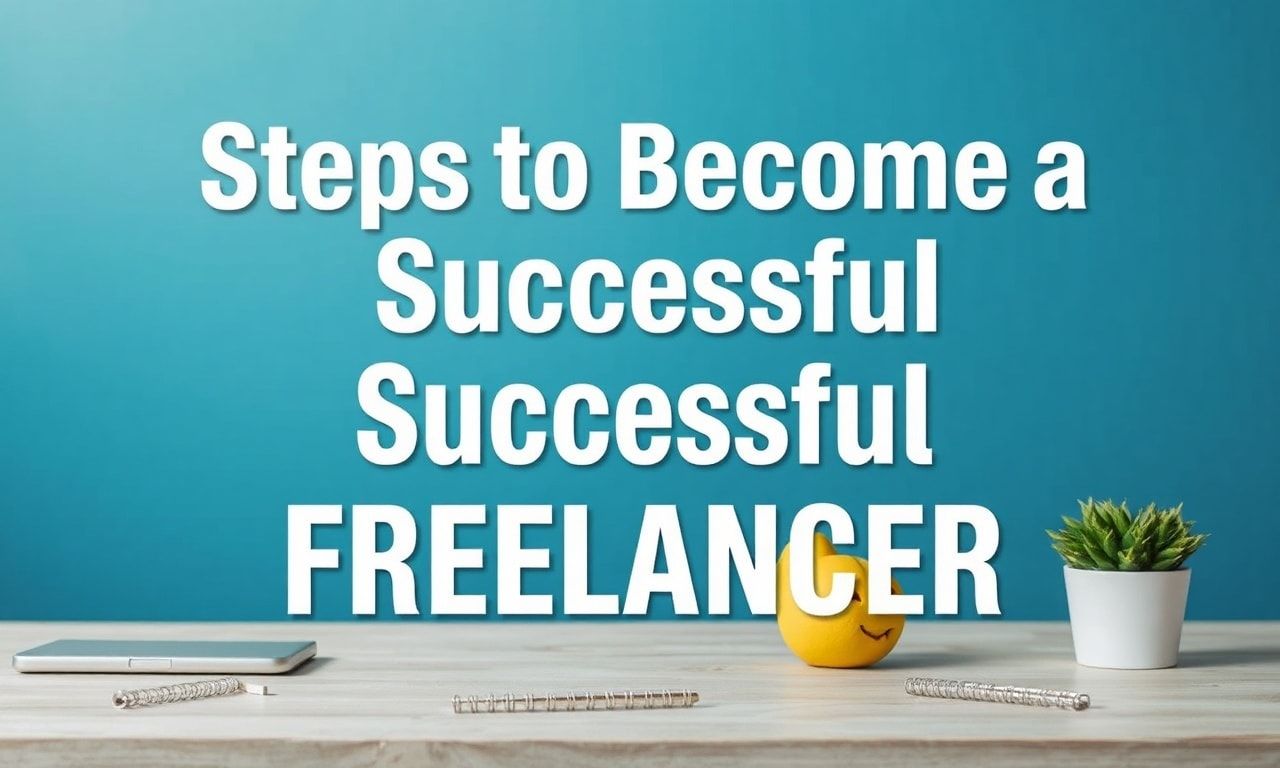 Başarılı Bir Serbest Çalışan Olmak İçin Adımlar