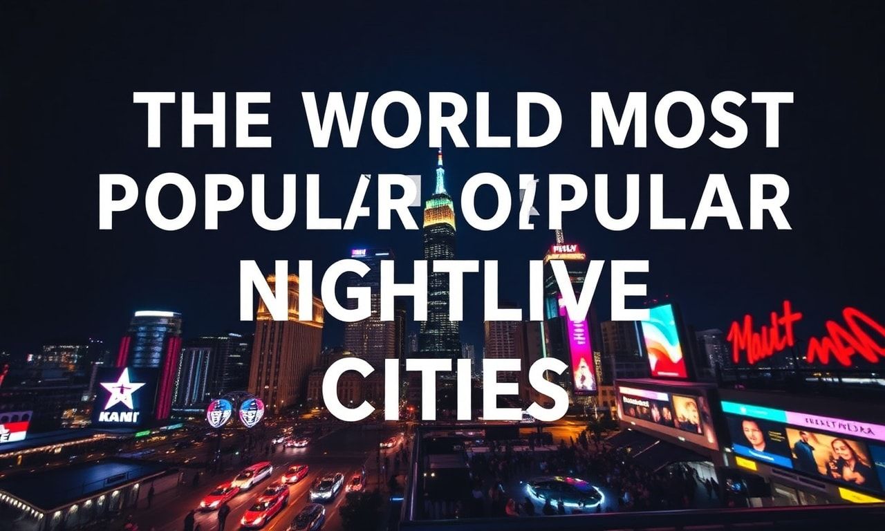 Dünyanın En Popüler Gece Hayatı Şehirleri