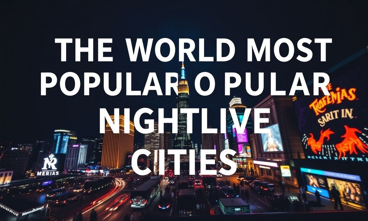 Dünyanın En Popüler Gece Hayatı Şehirleri