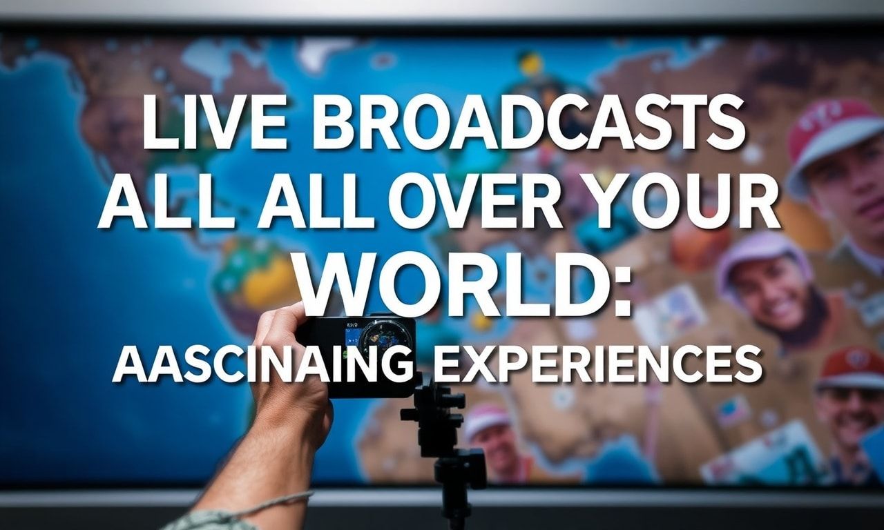 Dünyanın Her Yerinden Canlı Yayınlar: Birbirinden Fascinating Deneyimler