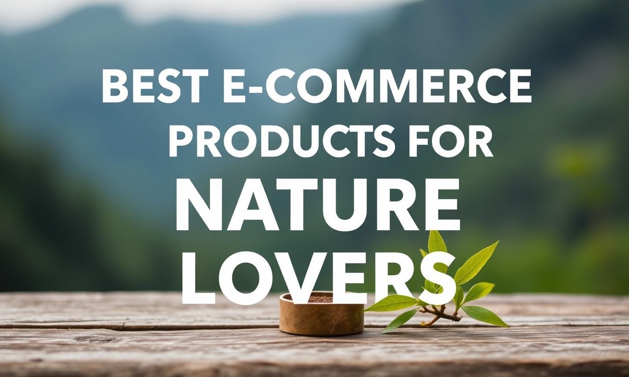 Doğa Severlerin İçin En İyi E-Ticaret Ürünleri