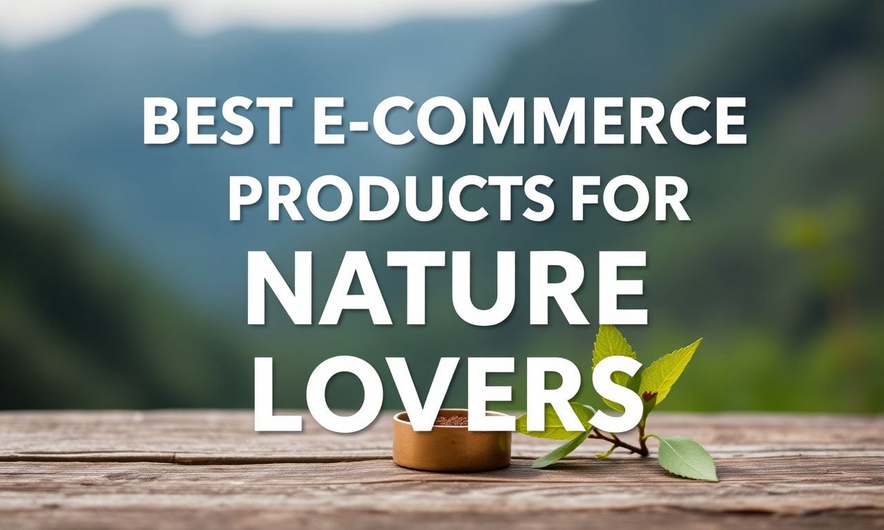 Doğa Severlerin İçin En İyi E-Ticaret Ürünleri
