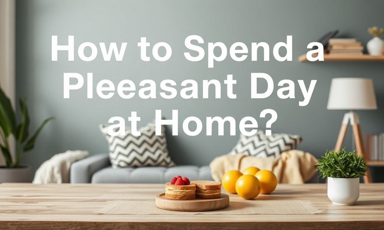 Evde Keyifli Bir Gün Nasıl Geçirilir?