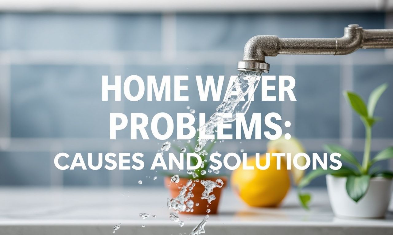 Evde Su Sorunları: Nedenleri ve Çözümleri
