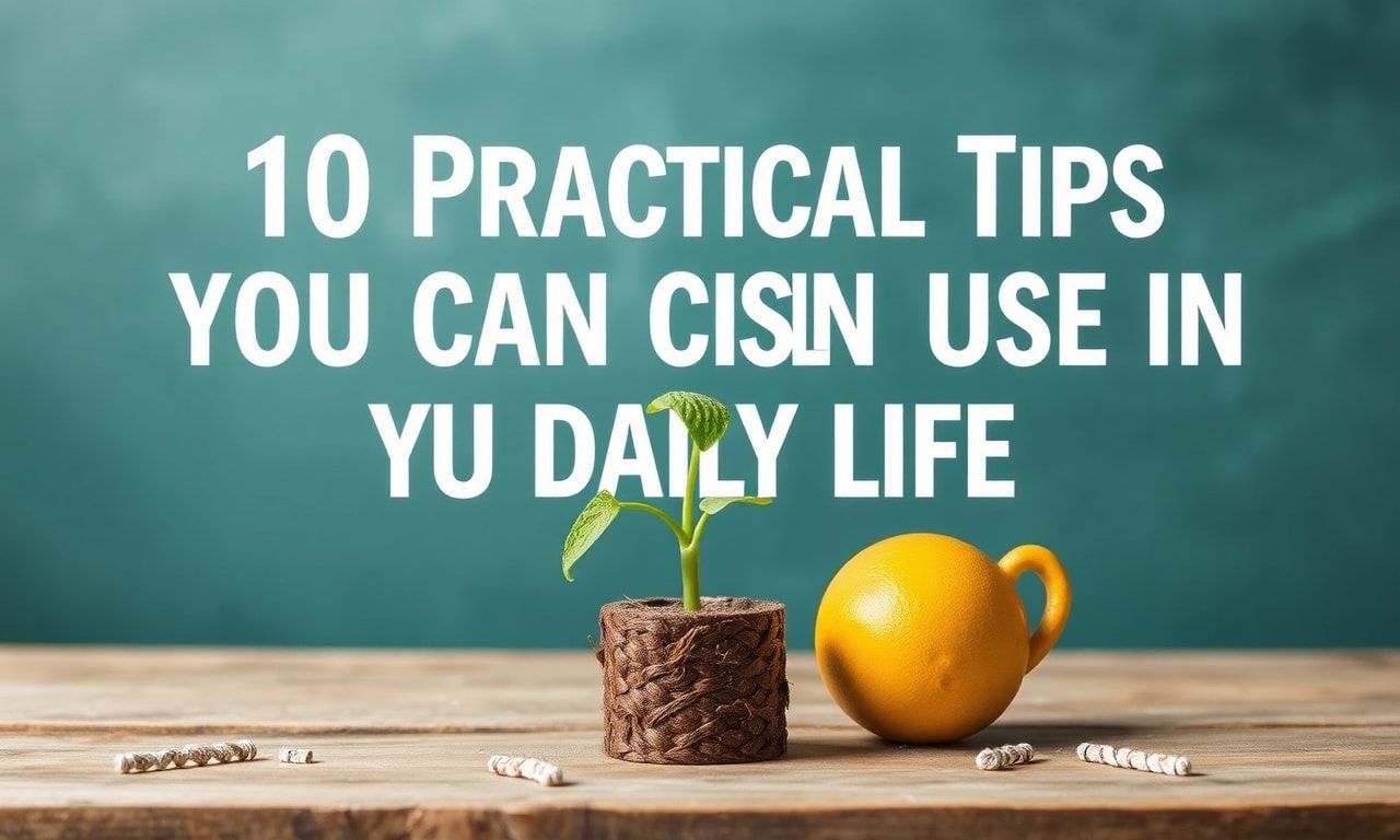 Günlük Hayatınızda Kullanabileceğiniz 10 Pratik İpuçları