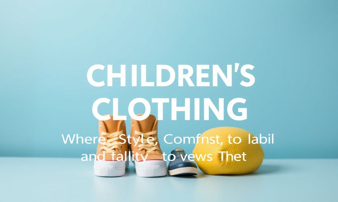 Çocuk Elbiseleri: Stil, Konfor ve Kalite Birleştiği Yer