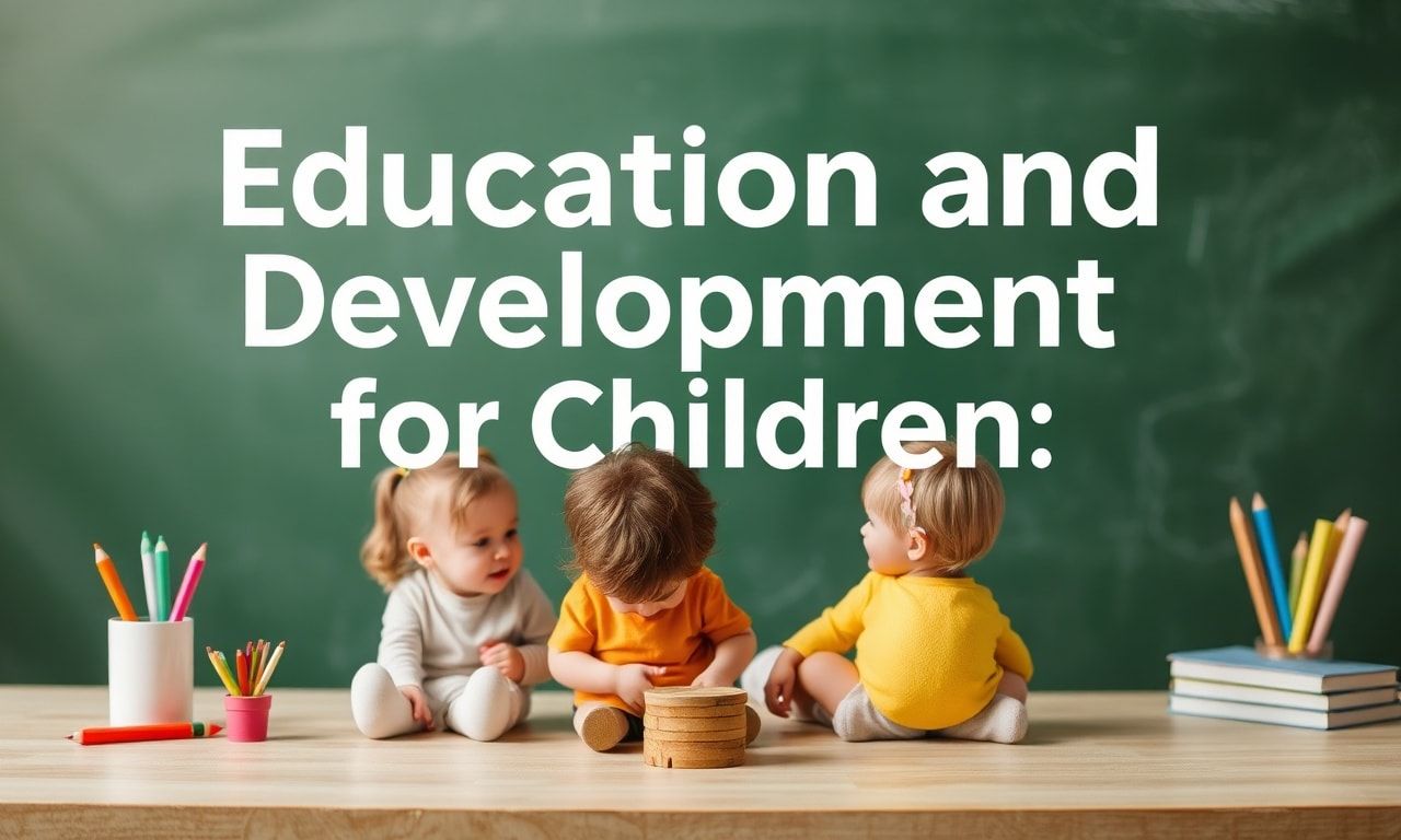 Çocuklar İçin Eğitim ve Gelişim: Anahtar Kavramlar ve Yöntemler