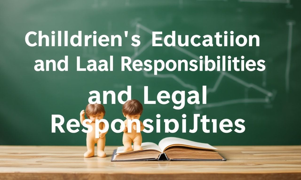 Çocukların Eğitimi ve Hukuki Sorumluluklar