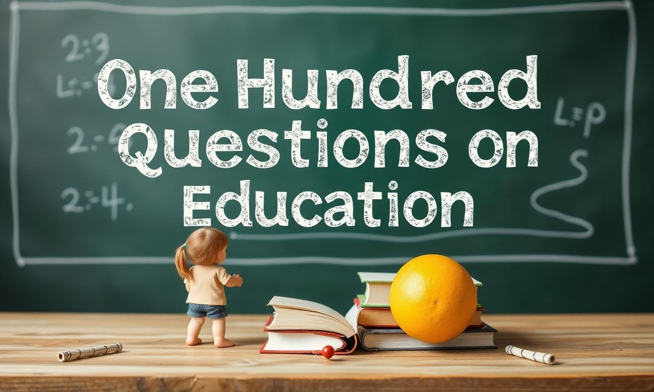 Çocukların Eğitimine Yönelik Yüzden Yüz Soru