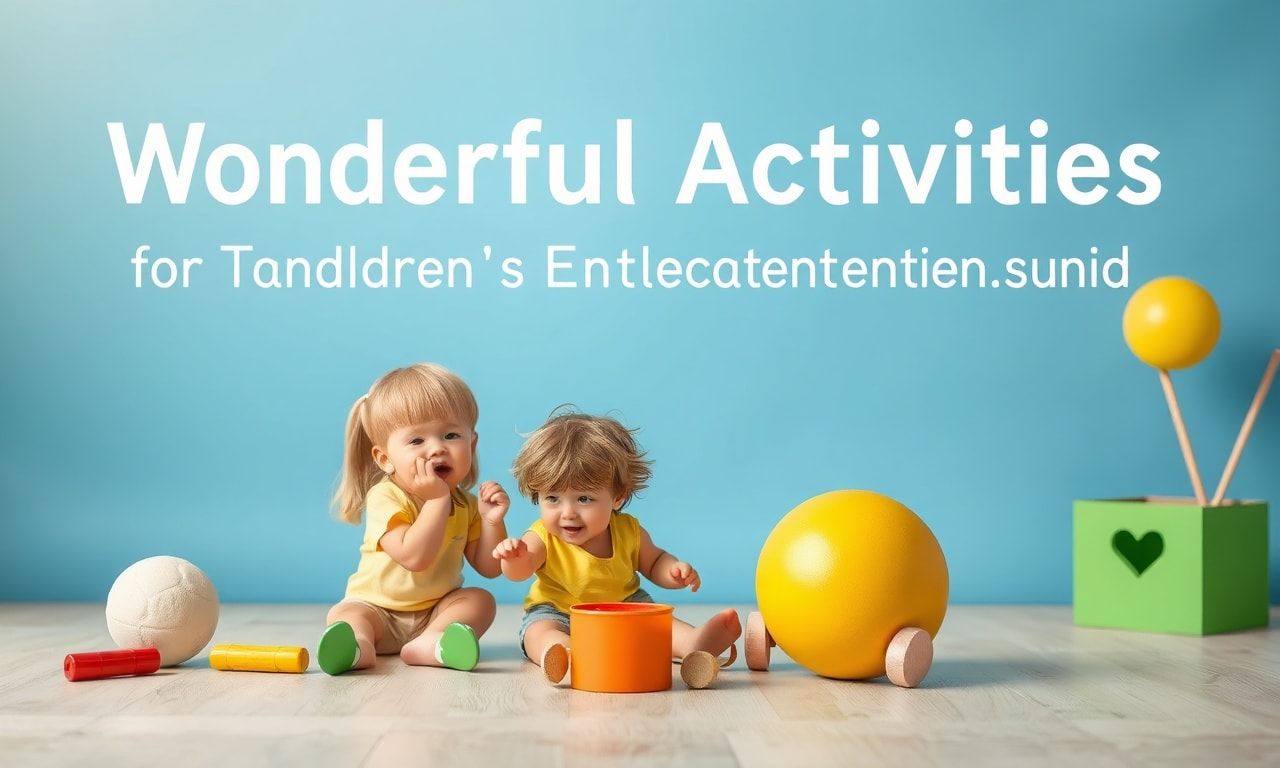 Çocukların Eğlence ve Eğitim İçin Harika Aktiviteler