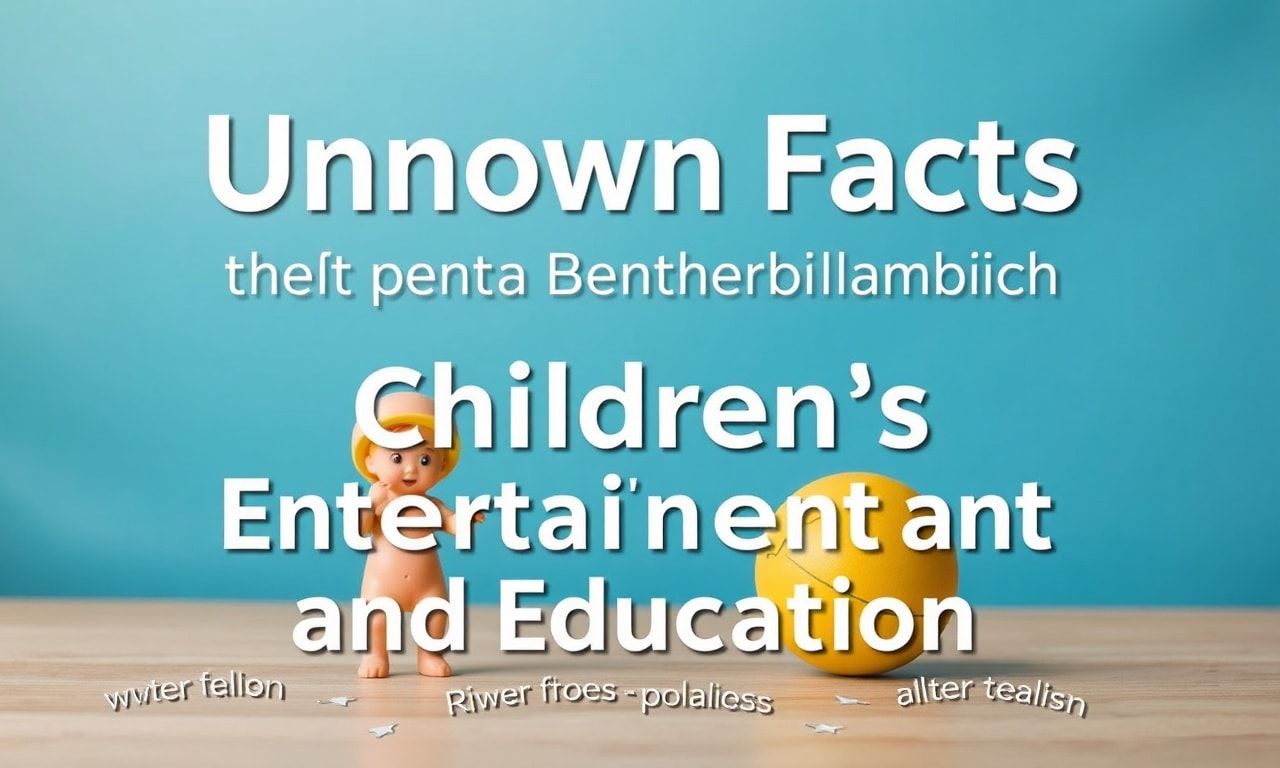 Çocukların Eğlence ve Eğitimine Dair Bilinmeyen Gerçekler
