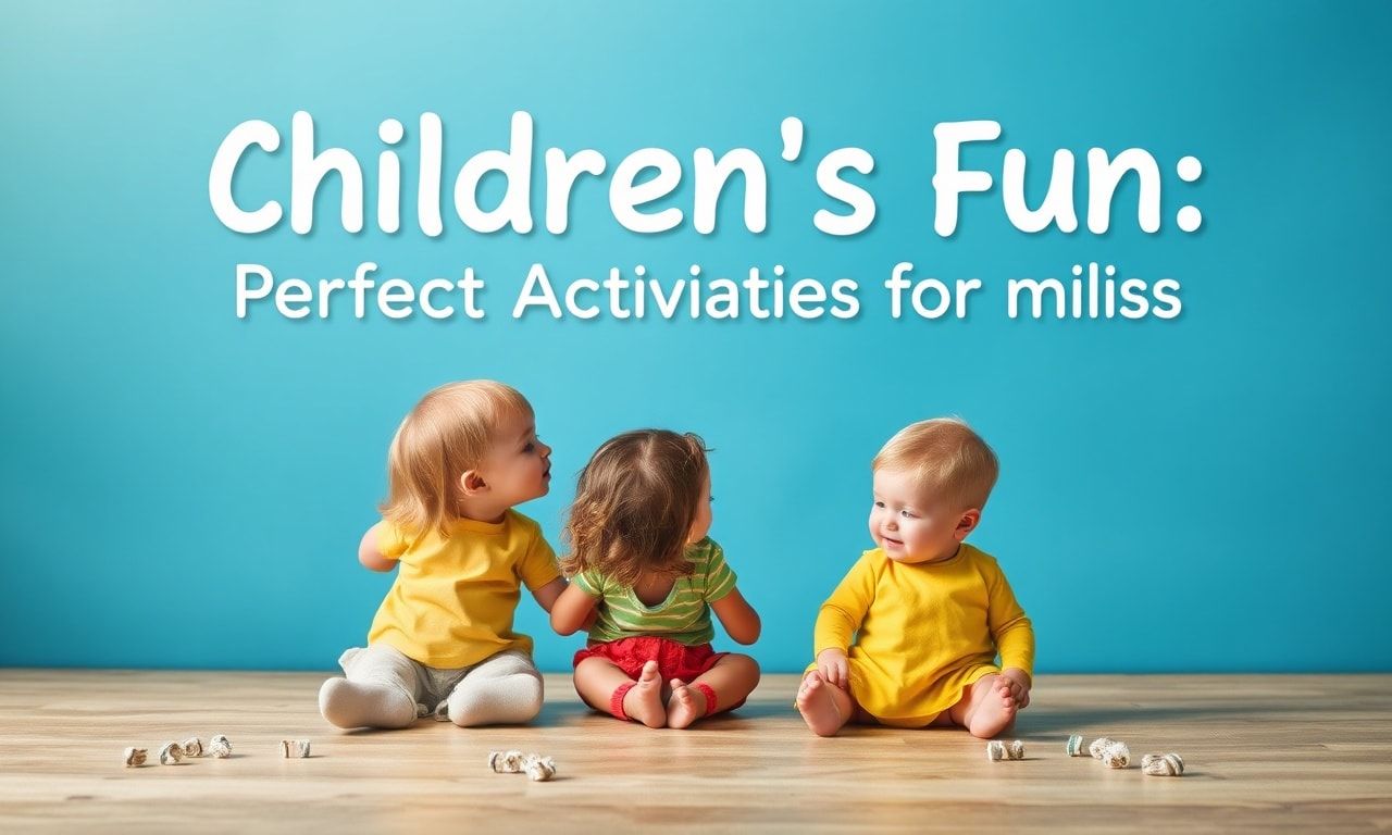 Çocukların Eğlencesi: Aileler İçin Mükemmel Aktiviteler