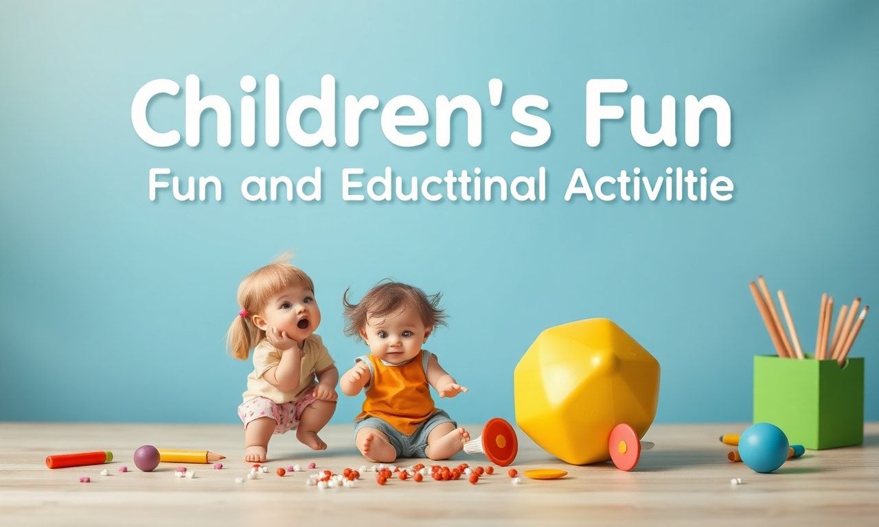 Çocukların Eğlencesi: Eğlenceli ve Eğitici Aktiviteler