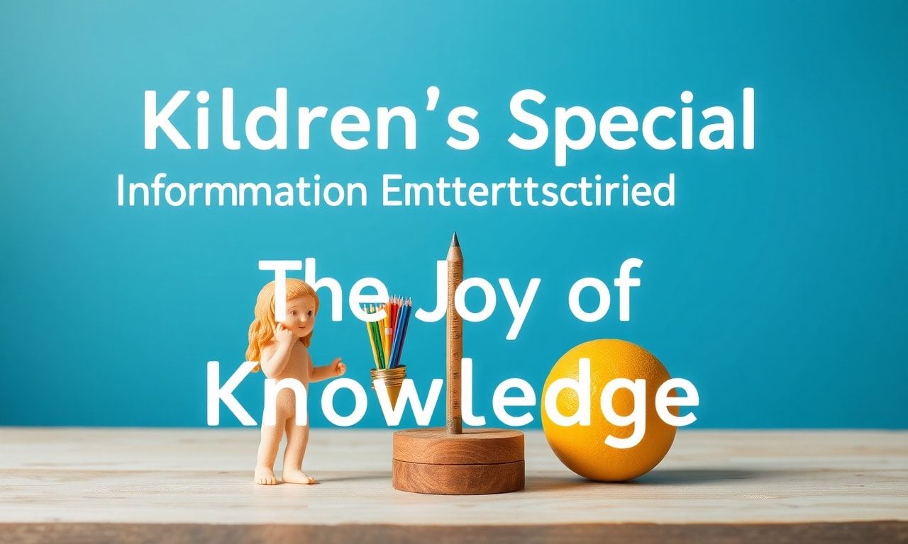Çocuklara Özel Bilgi ve Eğlence: Bilginin Keyfi