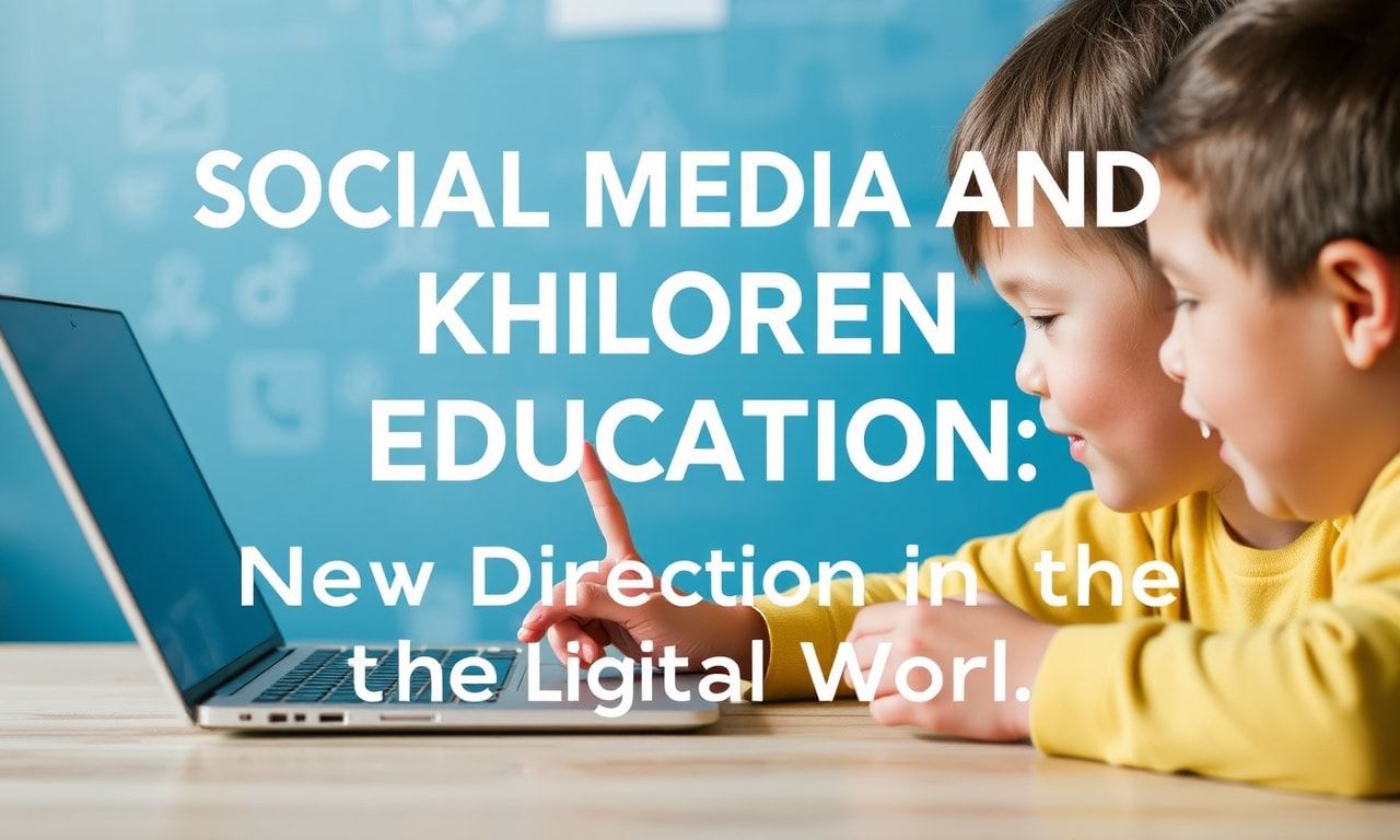 Sosyal Medya ve Çocukların Eğitimi: Dijital Dünyada Yeni Yönelimler