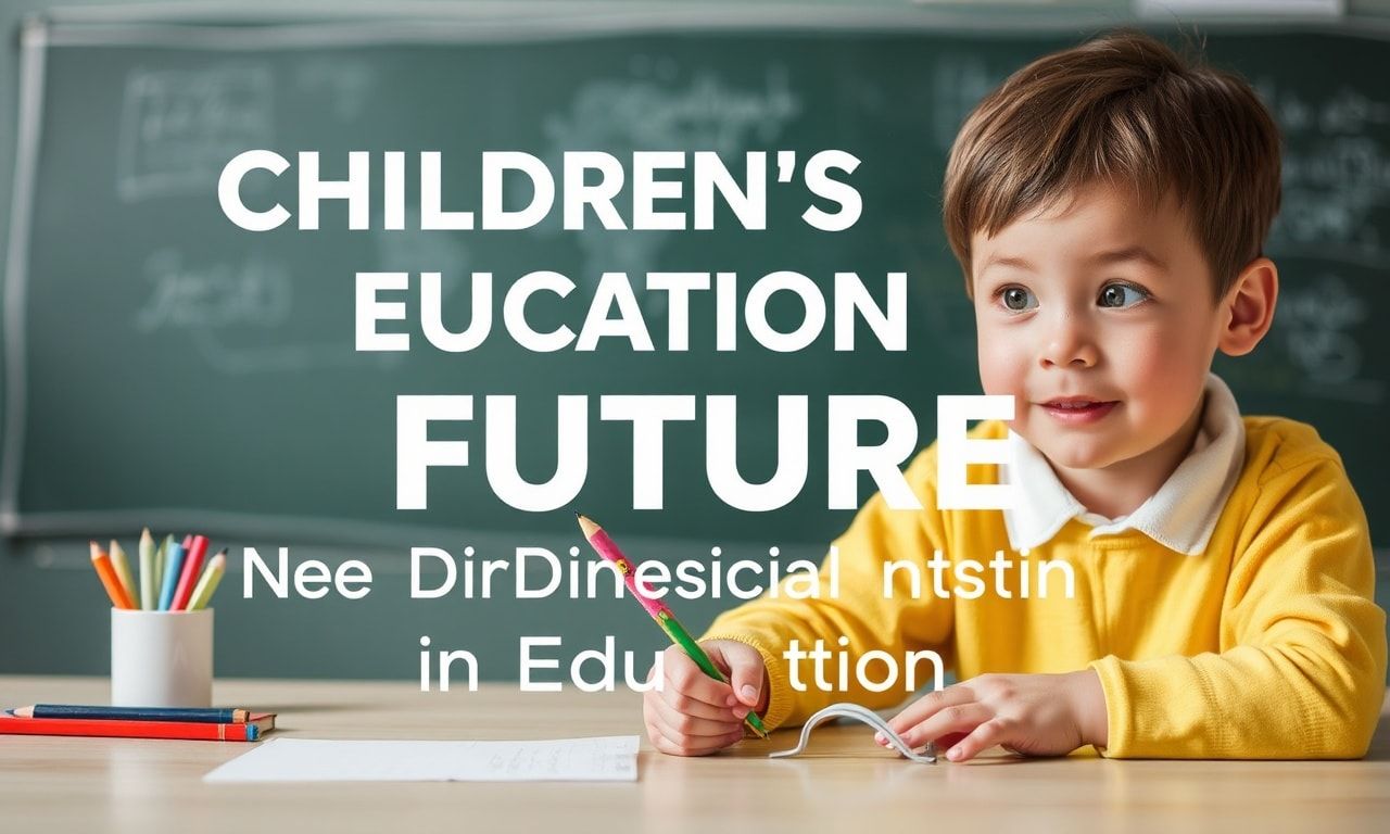 Çocukların Eğitimi ve Geleceği: Eğitimde Yeni Yönelimler